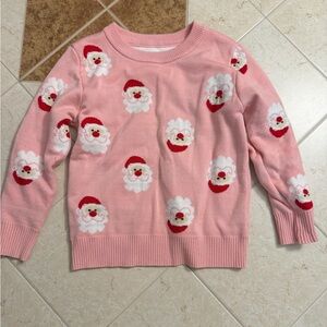 Pink Santa Sweater